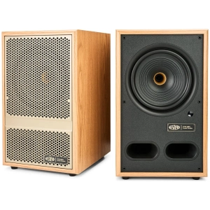 Vestlyd M8C Active diffusori attivi – foto di studio principale, finitura rovere