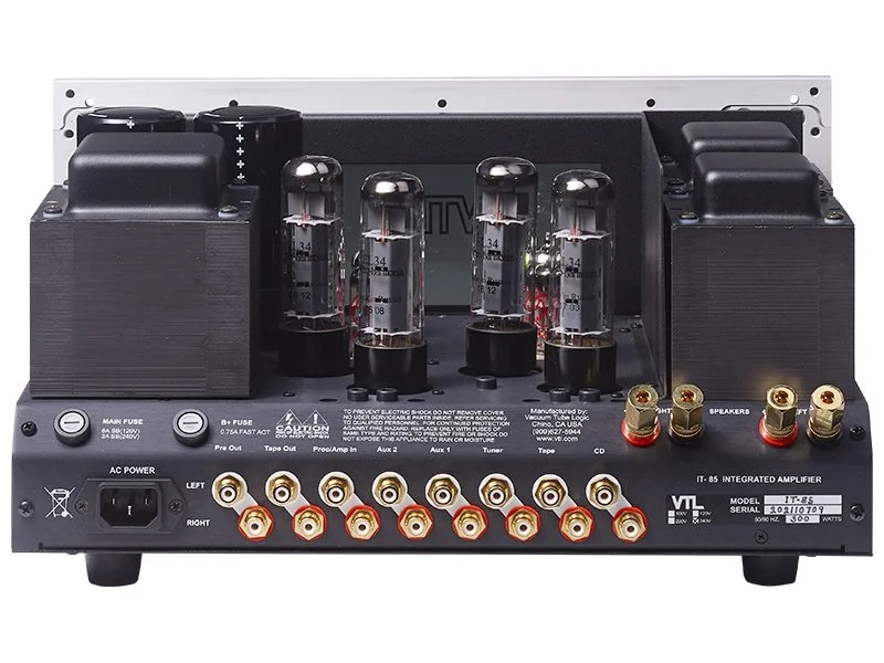 VTL IT-85 amplificatore integrato a valvole EL34 – foto 4 VTL IT-85 amplificatore integrato a valvole EL34 – foto 4