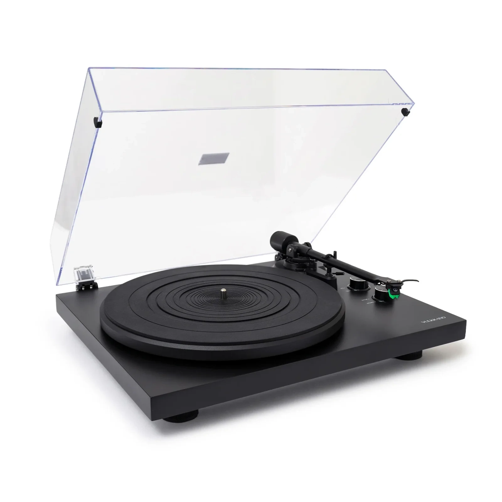 Vulkkano TD20 – giradischi a cinghia con testina Audio-Technica AT-VM95E Vulkkano TD20 – giradischi a cinghia con testina Audio-Technica AT-VM95E