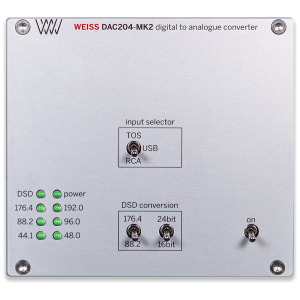 Weiss DAC204-MK2 – DAC con Ingresso USB e DSD