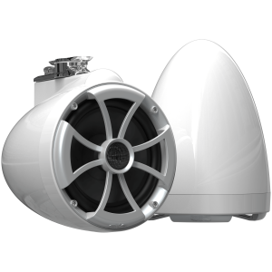 Wet Sounds ICON 8 W-SXM V2 – Coppia Torri 8 Pollici Bianche con Base Girevole