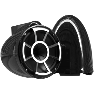 Wet Sounds REV 10 B-X V2 – Coppia Torri 10 Pollici Nere con X-Mount