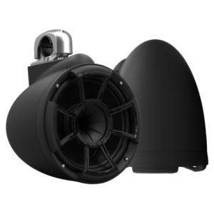 Wet Sounds REV 10 SE B-FC SA V2 – Coppia Torri 10 Pollici Nero Opaco Morsetto Alluminio