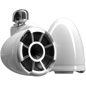 Wet Sounds REV 10 W-SC V2 – Coppia Torri 10 Pollici Bianche Morsetto Girevole
