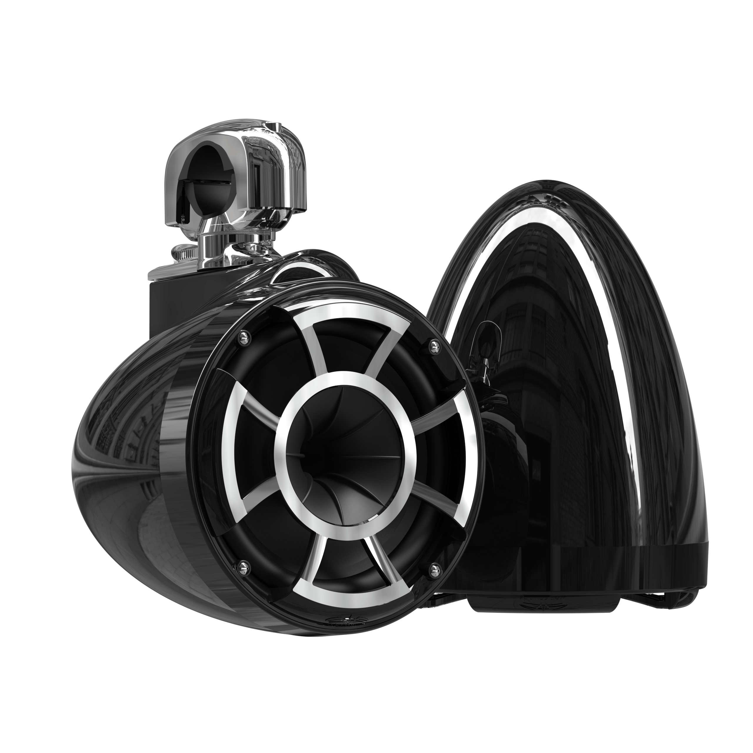 Wet Sounds REV 8 B-SC V2 – Coppia Torri 8 Pollici Nere con Morsetto Girevole Inox Wet Sounds REV 8 B-SC V2 – Coppia Torri 8 Pollici Nere con Morsetto Girevole Inox