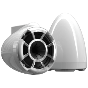 Wet Sounds REV 8 W-FC SA V2 – Coppia Torri 8 Pollici Bianche con Morsetto Fisso Alluminio - immagine 2