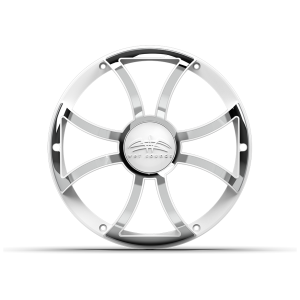 Wet Sounds REVO 10 XS-W-SS GRILLE – Griglia XS Inox Bianca per Subwoofer REVO 10
