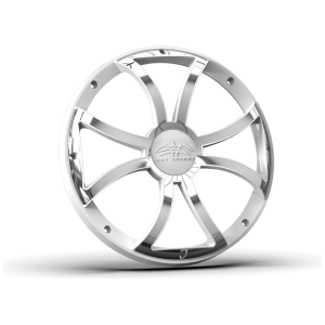 Wet Sounds REVO 12 XS-W-SS GRILLE – Griglia XS Inox Bianca per Subwoofer REVO 12 - immagine 2