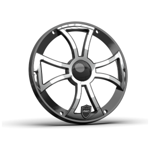 Wet Sounds REVO 8 FA XS-B-SS GRILLE – Griglia XS Inox Nera per Subwoofer REVO 8 FA - immagine 2