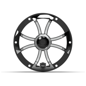 Wet Sounds REVO 8 FA XS-B-SS GRILLE – Griglia XS Inox Nera per Subwoofer REVO 8 FA