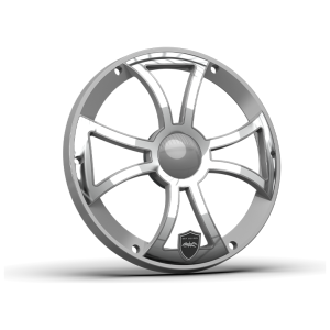 Wet Sounds REVO 8 FA XS-G-SS GRILLE – Griglia XS Inox Gunmetal per Subwoofer REVO 8 FA - immagine 2