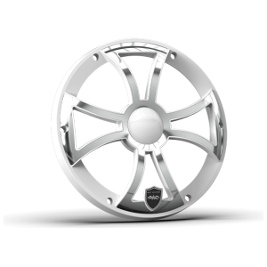 Wet Sounds REVO 8 FA XS-W-SS GRILLE – Griglia XS Inox Bianca per Subwoofer REVO 8 FA - immagine 2