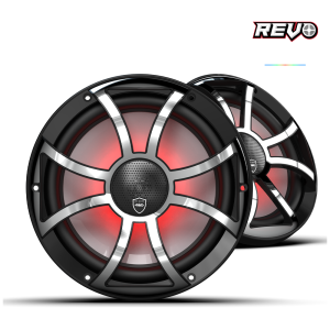 Wet Sounds REVO CX-10 XS-B-SS S2 – Coppia Coassiali Marini RGB 10 Pollici