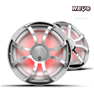 Wet Sounds REVO CX-10 XS-W-SS S2 – Coppia Coassiali Marini RGB 10 Pollici