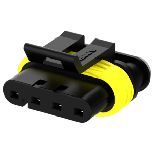 Wet Sounds RGB-4P KIT-10-M – Connettori Maschio RGB 4 Pin, Kit da 10