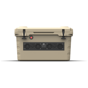 Wet Sounds SHIVR-55-TAN – Ghiacciaia 55 Litri con Soundbar, Desert Tan
