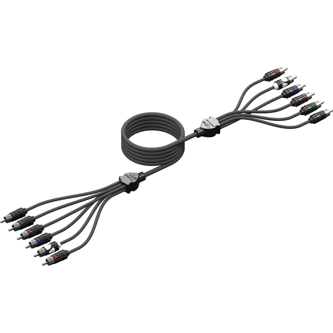 Wet Sounds WWX-RCA-6CH 5FT β Cavo RCA Schermato 6 Canali, 1,5 m Wet Sounds WWX-RCA-6CH 5FT β Cavo RCA Schermato 6 Canali, 1,5 m