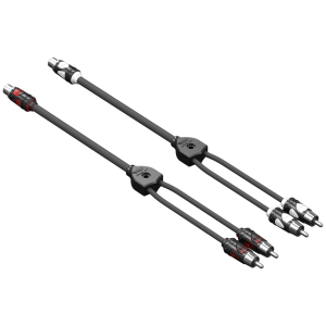 Wet Sounds WWX-RCA F-2M Y – Coppia di Splitter RCA Femmina-Doppio Maschio