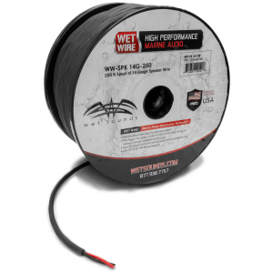Wet Sounds WWX-SPK 14G-250 – Cavo Altoparlanti 14 AWG, Bobina da 76,2 m - immagine 2