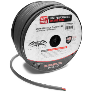 Wet Sounds WWX-SPKR/RGB COMBO-150 – Cavo Altoparlanti + RGB, Bobina da 45,7 m - immagine 2