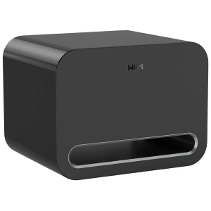 WiiM Sub Pro, subwoofer wireless, finitura Gloss Black