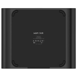 WiiM Sub Pro, subwoofer wireless, finitura Gloss Black