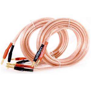 Wilson SPK Cable 4 mm² 2×3 m – Cavi per Altoparlanti con Spine a Banana