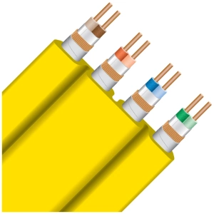 Wireworld Chroma 10 Twinax cavo Ethernet RJ45 – spaccato con gli strati interni del cavo