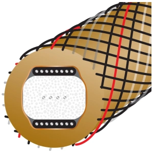 Wireworld Gold Starlight 10 cavo digitale coassiale RCA – sezione trasversale del cavo