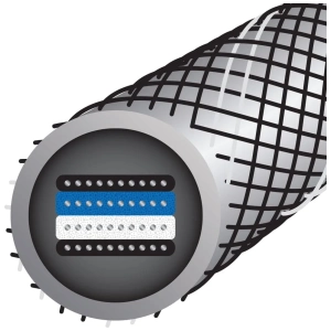 Wireworld Platinum Eclipse 10 RCA cavo di interconnessione – sezione trasversale dei conduttori