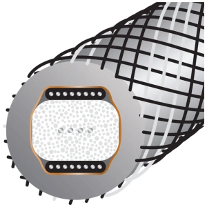 Wireworld Platinum Starlight 10 cavo digitale coassiale RCA – sezione trasversale del cavo