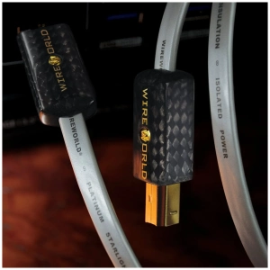Wireworld Platinum Starlight 8 USB 2.0 A-B cavo USB audio – cavo in primo piano, immagine principale