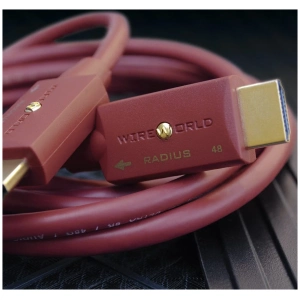 Wireworld Radius 48 cavo HDMI 2.1 8K – cavo in primo piano, immagine principale