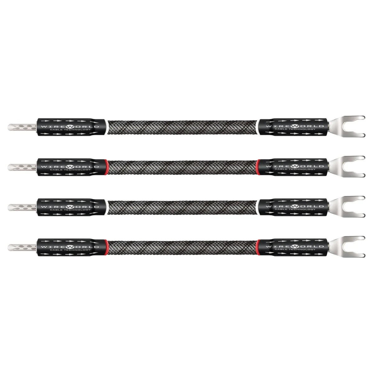 Wireworld Silver Eclipse 10 ponticelli biwire – terminazione forcella-banana Wireworld Silver Eclipse 10 ponticelli biwire – terminazione forcella-banana