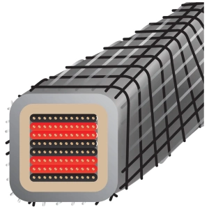 Wireworld Silver Eclipse 10 cavo per diffusori – sezione trasversale dei conduttori