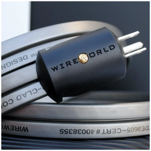 Wireworld Silver Electra 10 cavo di alimentazione – dettaglio del cavo e dei connettori