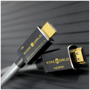 Wireworld Silver Sphere 48 cavo HDMI 8K – cavo in primo piano, immagine principale