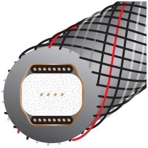 Wireworld Silver Starlight 10 cavo digitale coassiale RCA – sezione trasversale del cavo