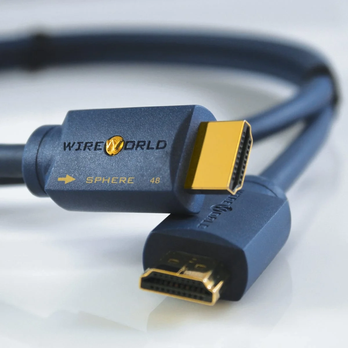 Wireworld Sphere 48 cavo HDMI 2.1 8K – cavo in primo piano, immagine principale Wireworld Sphere 48 cavo HDMI 2.1 8K – cavo in primo piano, immagine principale