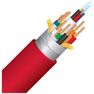 Wireworld Starlight 48 Optical cavo HDMI in fibra ottica – spaccato con gli strati interni del cavo