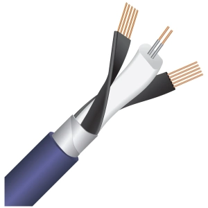 Wireworld Ultraviolet 10 cavo digitale coassiale RCA – spaccato con gli strati interni del cavo