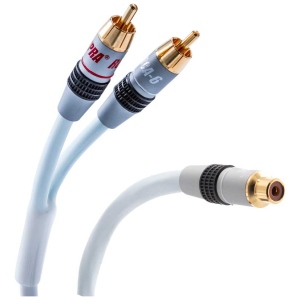 Supra Y-Link Adattatore 25 cm 1 RCA femmina – 2 RCA maschio