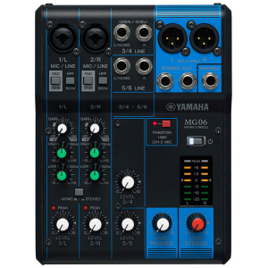 Yamaha MG06 – Mixer Analogico 6 Canali