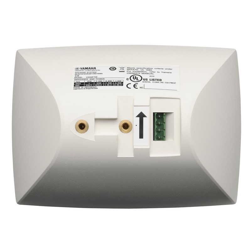 Yamaha VXS3FTW – Coppia Mini Diffusori Fullrange 3,5″ per Linea 100 V, Bianco – foto 3 Yamaha VXS3FTW – Coppia Mini Diffusori Fullrange 3,5″ per Linea 100 V, Bianco
