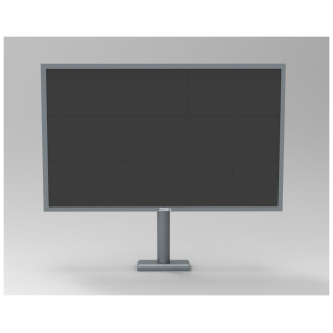 ZION Base in Acciaio Inox per Display MicroLED da 115 a 203 Pollici – vista frontale