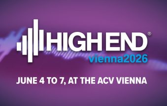 Banner ufficiale HIGH END Vienna 2026, fiera hi-fi dal 4 al 7 giugno all'ACV di Vienna